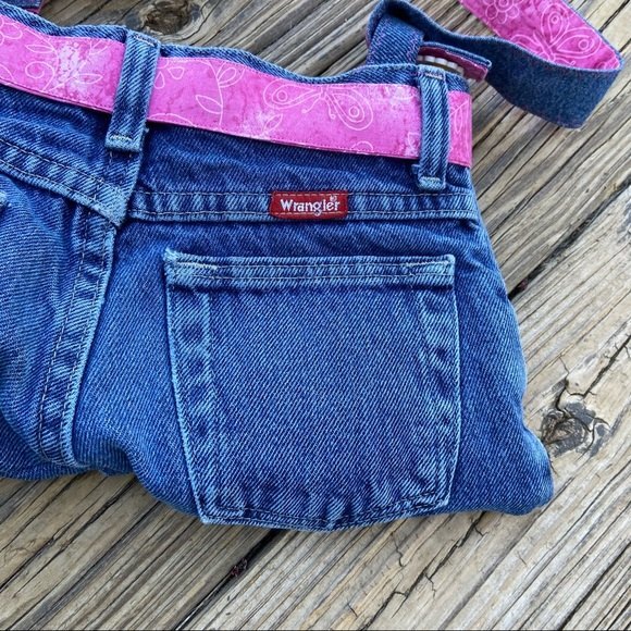 Vintage Y2K Wrangler Denim Jean Shorts Shoulder Crossbody Bag - Picture 12 of 13
